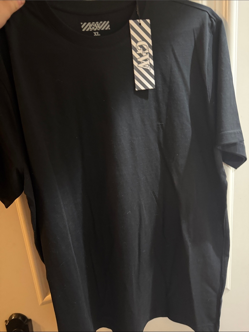 Men’s Black Crew Neck Short Sleeve Tee